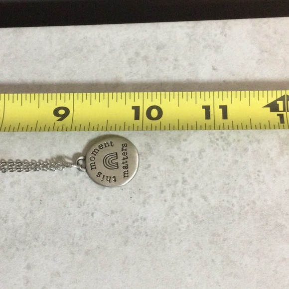 NWT Lisa Leonard Designs pewter This Moment Matters necklace - Picture 7 of 7